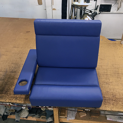 recovering helm chair
