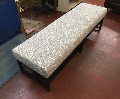 bench after upholstery